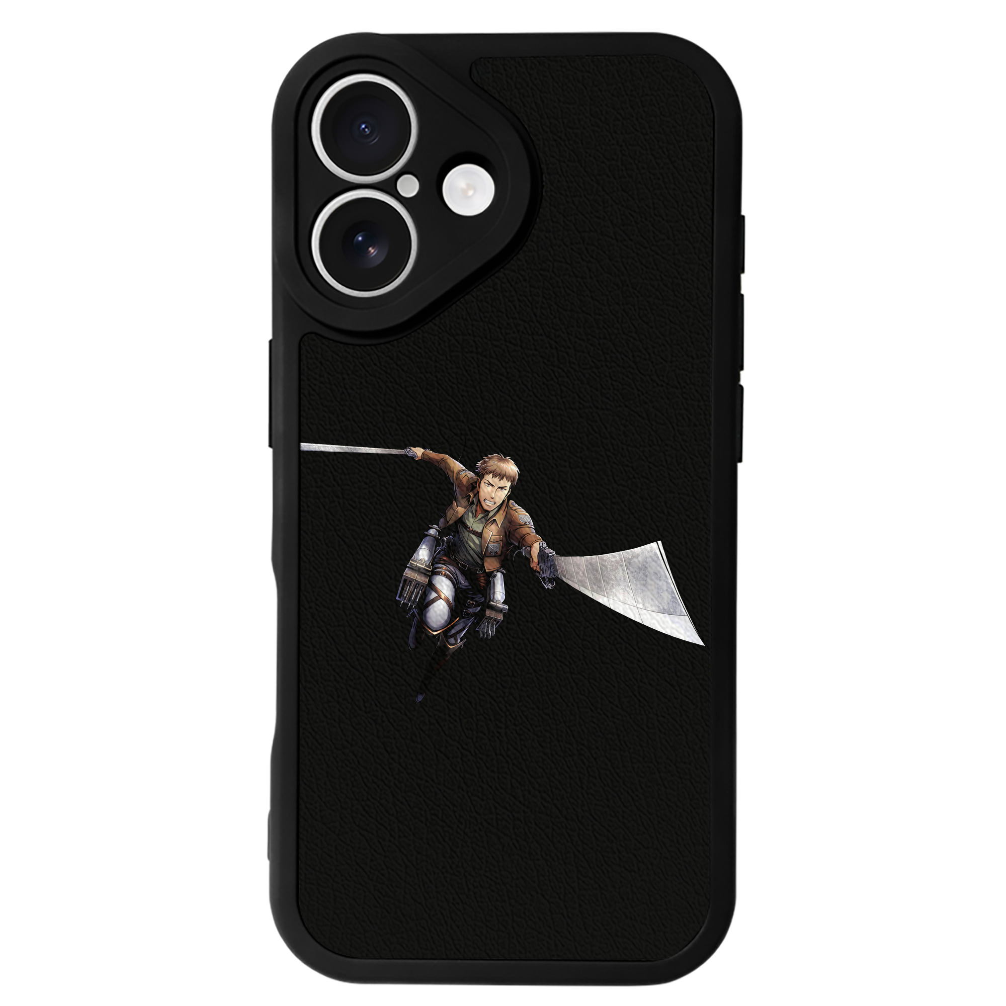 （画像用） 進撃の巨人 Attack on Titan 【iPhone 16シリーズ対応】シリコンスマホケース（レザー調） 材質：シリコン